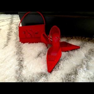 Bag & shoes dressy Christmas wedding graduation women